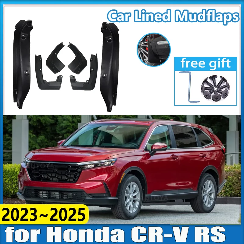 

Аксессуары для Honda CR-V CRV CR V RS 2023 2024 2025 Автомобильное крыло переднего и заднего колеса, антифриз, брызговики, брызговики, защита
