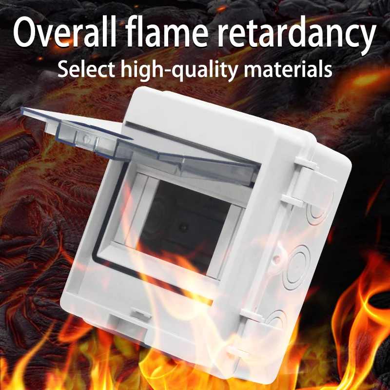 IP66 Waterproof Indoor and Outdoor Surface-mounted Distribution Box Switch Box Power Leakage Protection Circuit Breaker Box