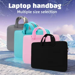 Laptop Handbag 13 Inch 14 Inch 15 Inch Computer Handbag Multifunctional Lightweight Portable Computer Bag