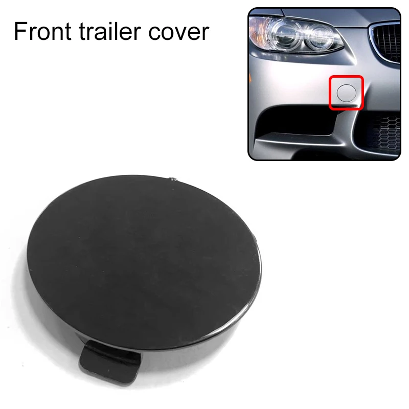 Car Bumper Front Trailer Cover Fit for BMW E92 E93 Part Number 51118043981 51117891391 Towing Hook Cover Plate