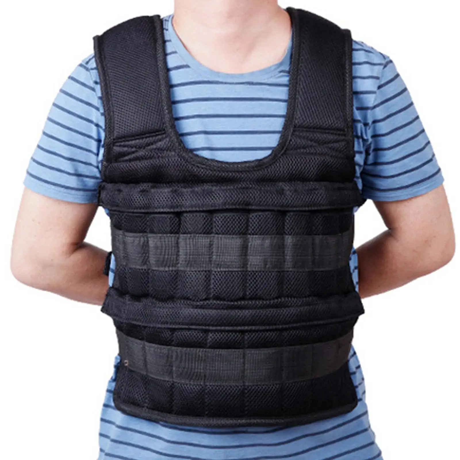 Loading Vest 18 Pockets Fitness Slim Design Max Loading 3kg Body Weight Vest