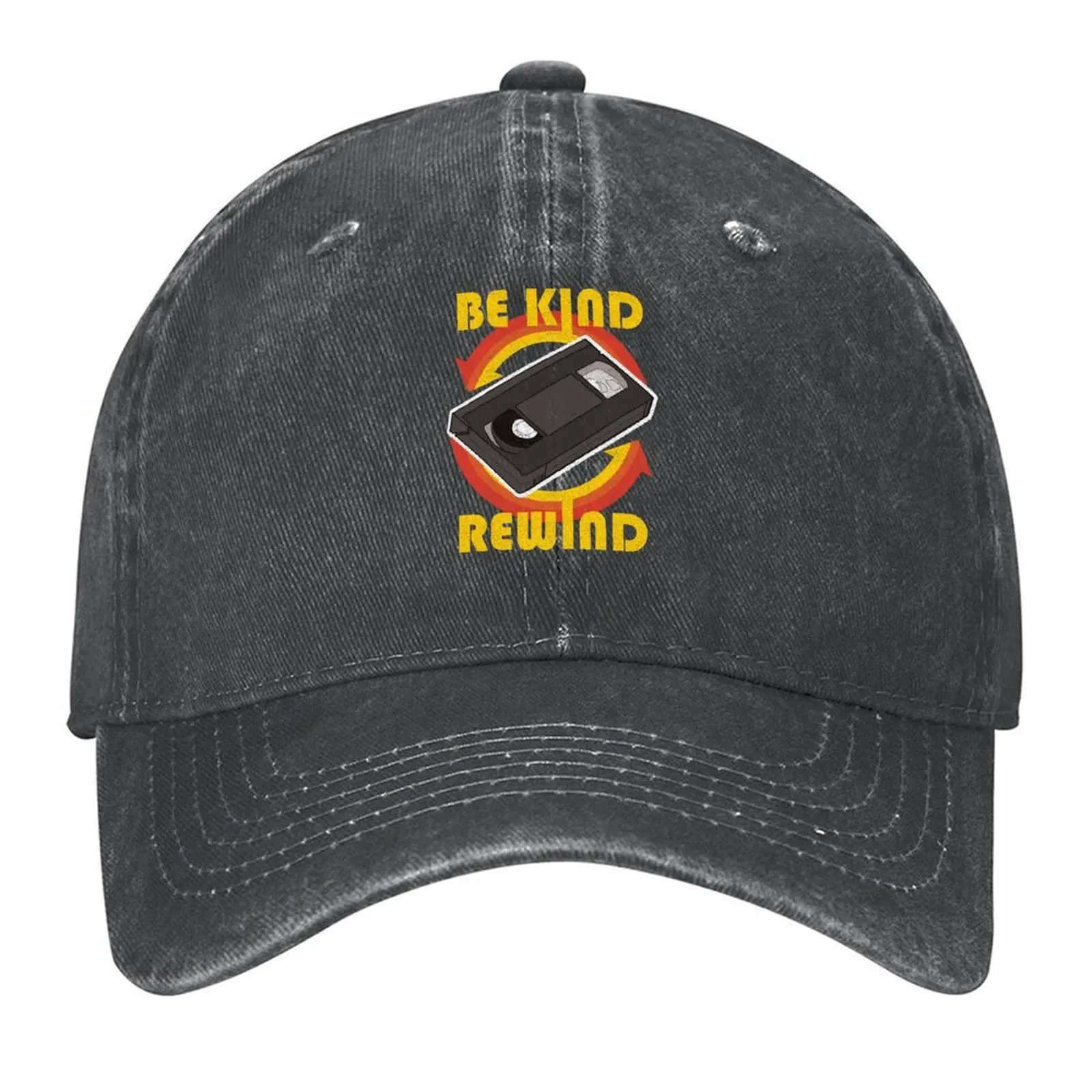 

Be Kind, Rewind Baseball Cap sailor cap for men New In Hat Beach Streetwear For Men Women's
