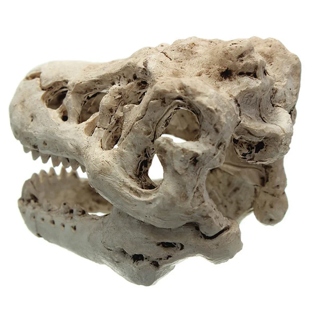 Mini Resin Dinosaur Fossil Aquarium Ornament for Fish Tank Decor