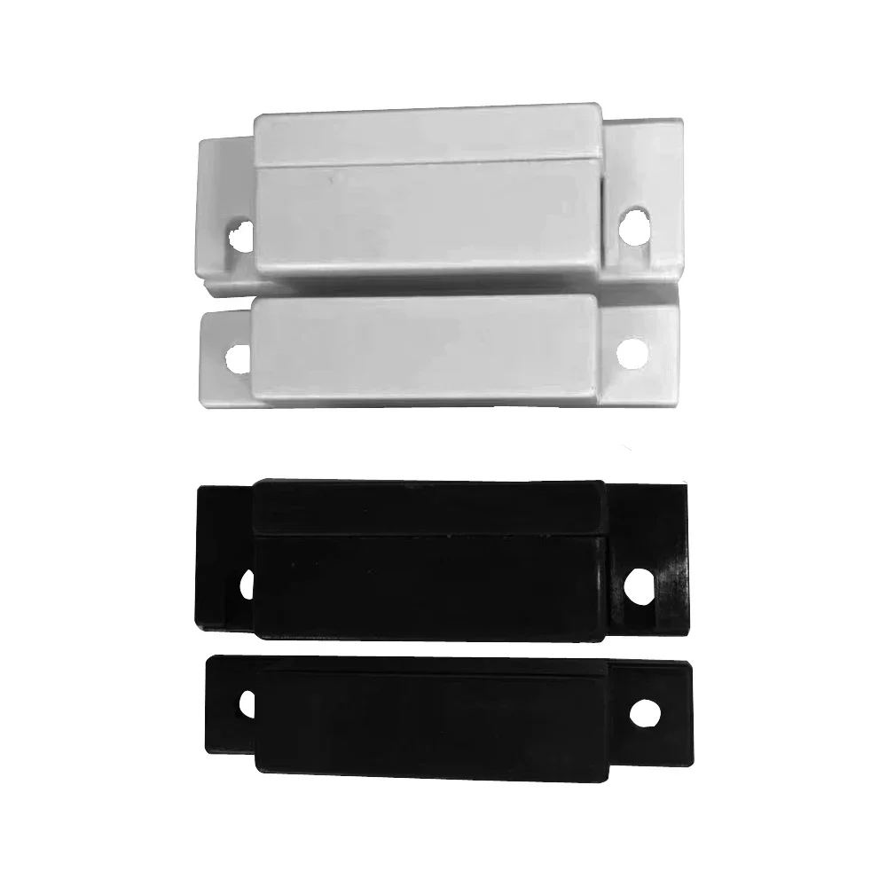 Wired Plastic Magnetic Switch Door Alarm Detector NC Output Wired Door Contact Sensor Alarm System Accessories Magnet Sensor