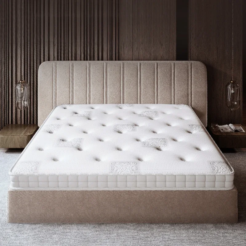 Colchón de Látex Suave Tamaño Queen, Colchón Doble de Alta Calidad Molblly, Colchón King Size, Muebles para Dormitorio