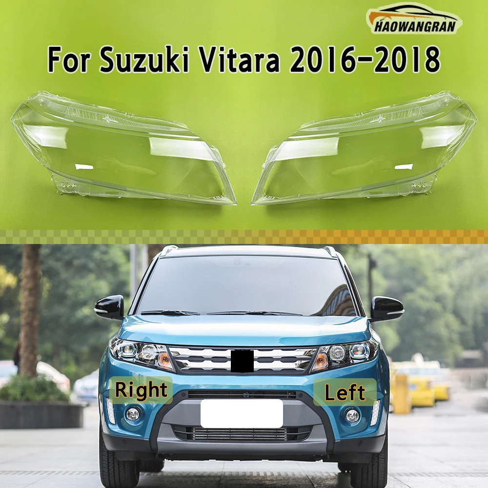 

Front Headlamp Cover Transparent Headlight Shell Lens Plexiglass Replace Original Lampshade For Suzuki Vitara 2016 2017 2018