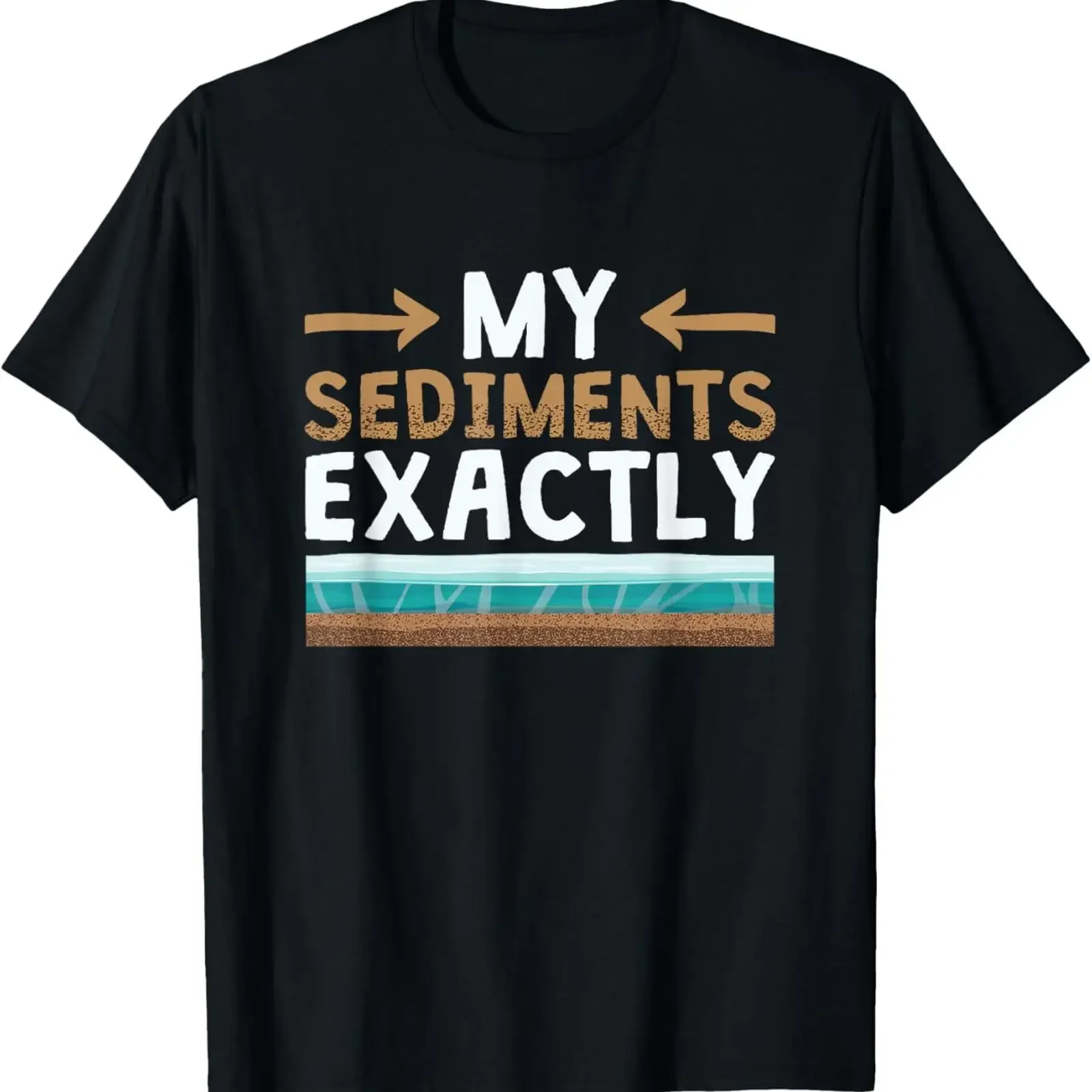 My Sediments Exactly Rock Collector Funny Geologist Humor T Shirt vintage Washed Slightly Comfortable Stylish designer clothes