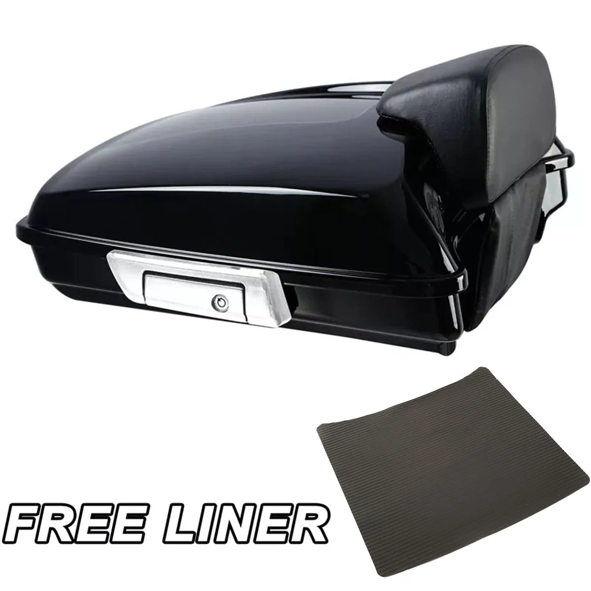 

Razor Pack Trunk Backrest Fit For Harley Tour Pak Touring Road King Glide 2014-2024 Motorcycle Luggage Tail Box