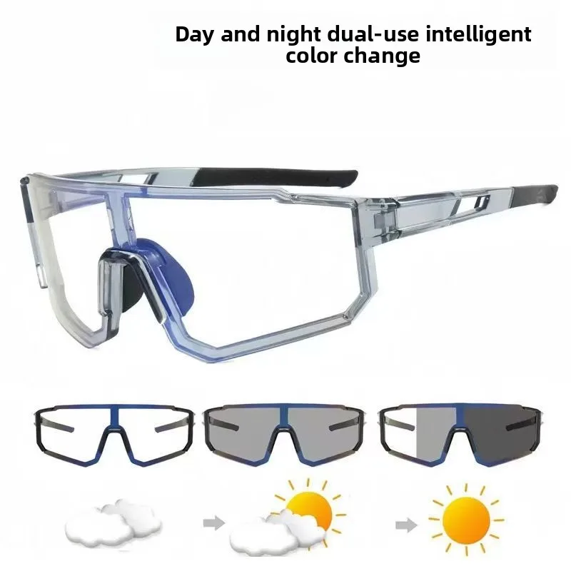 

Color-changing Sunglasses Men Sport Cycling Glasses Bike Bicycle Hiking Camping Golf UV400 Protection Glasses Driving Eyewear