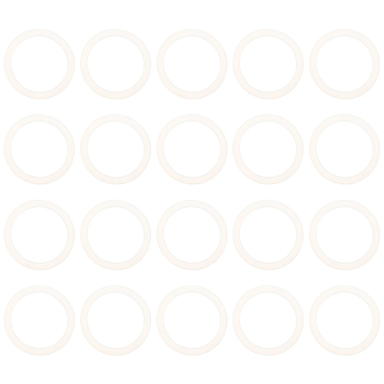 

20 Pcs Sealing for Cans Canning Sealer Lids Wide Mouth Gasket Jar Rings Silicone Gaskets Locking Jars Rubber Band