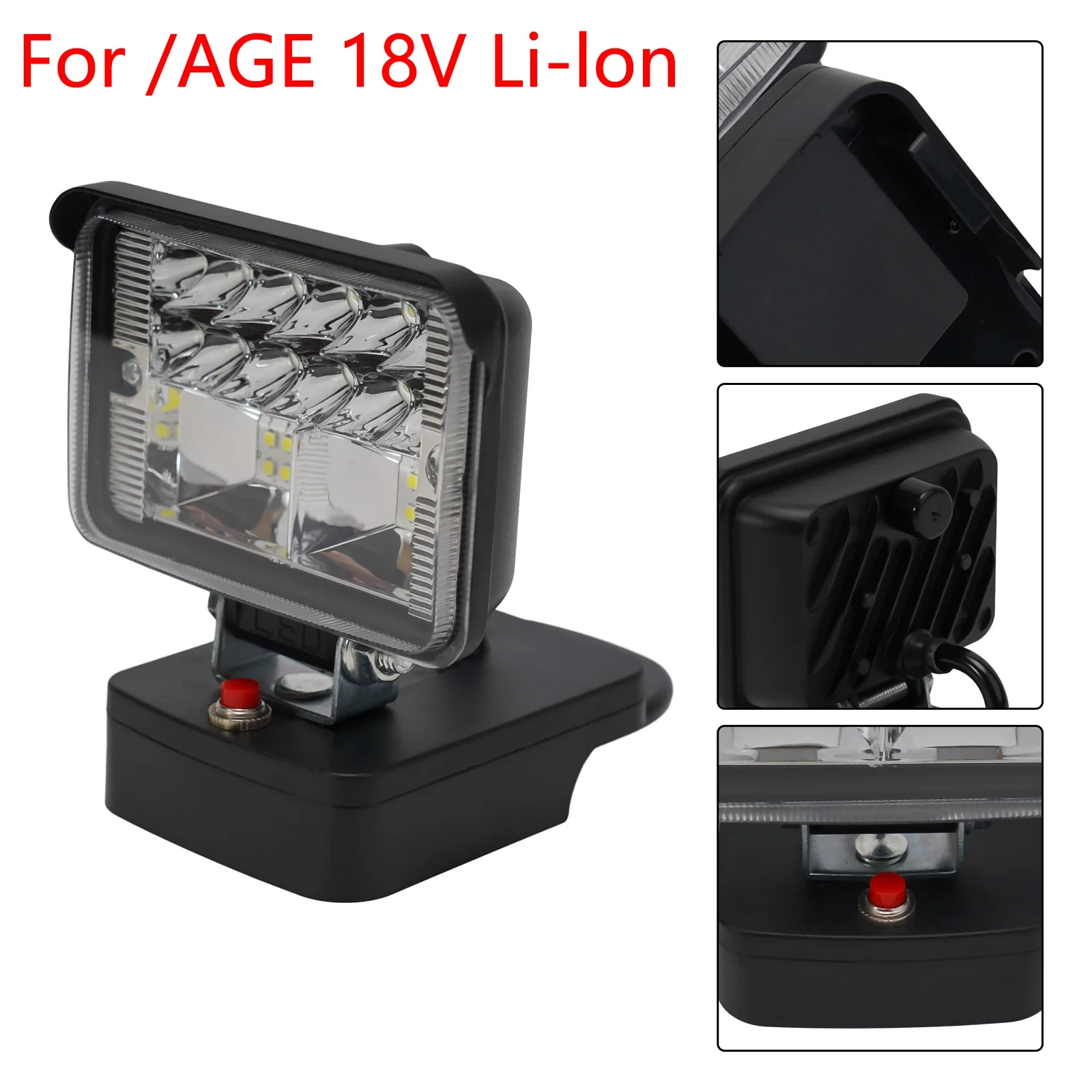 

Multi Purpose LED Work Light Torch High Brightness Flood Light Durable Construction Suitable for Various Work Environments