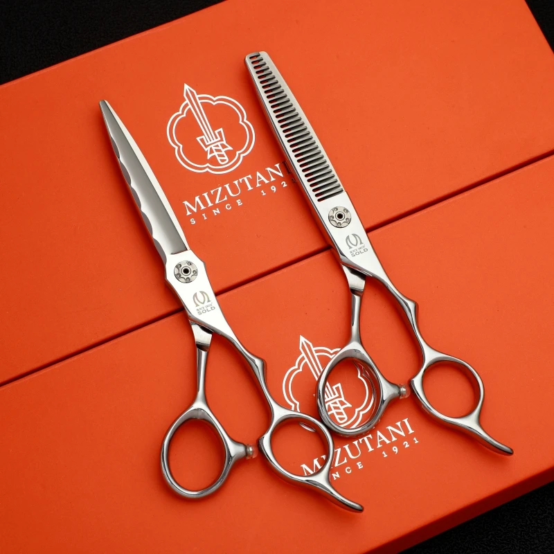 

Mizutani New Barber Scissors Multifunctional thinning scissors 10%-70% Professional Haircutting Tools JP440C 6inch