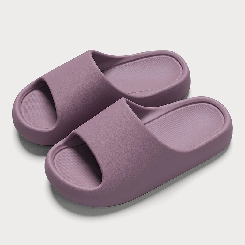 2026 Summer Red Thick Platform Slippers Women Lightweight Soft Sole Home Pillow Slides Woman Outdoor Non Slip Beach Flip Flops image 6