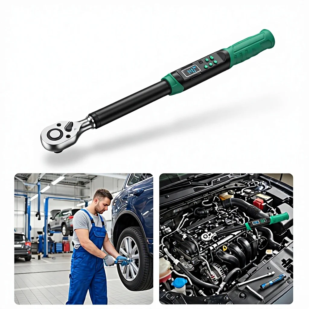 

Digital Torque Wrench with ±2% Accuracy 10-200 N.m Metric System Carbon Steel Material Customized OEM Support Chrome Finish