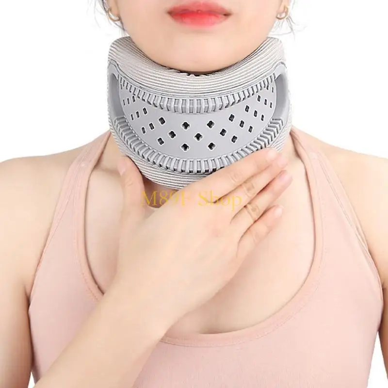 

M89F Hollow Neck Support Adjustable Neck Brace Neck Support Cervical Collar for Adult