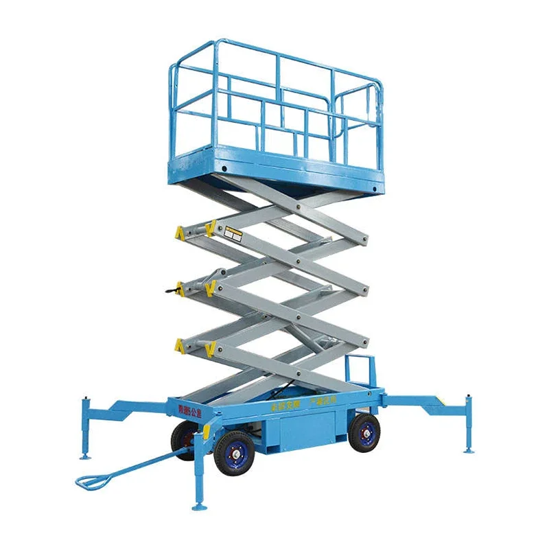 JUELI 10m 12m 14m 18m 300Kg 1T 2T Luchtwerkcapaciteit Elektrische Mobiele Schaar Hydraulische Lift Tafels Manlift Mobiel Platform