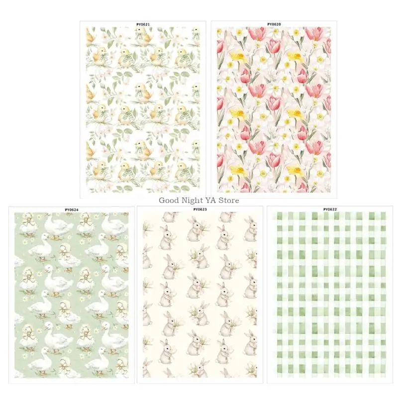  Multipurpose Water Transfer Decal Sheets Perfect for Soft Clay and Art Supplies