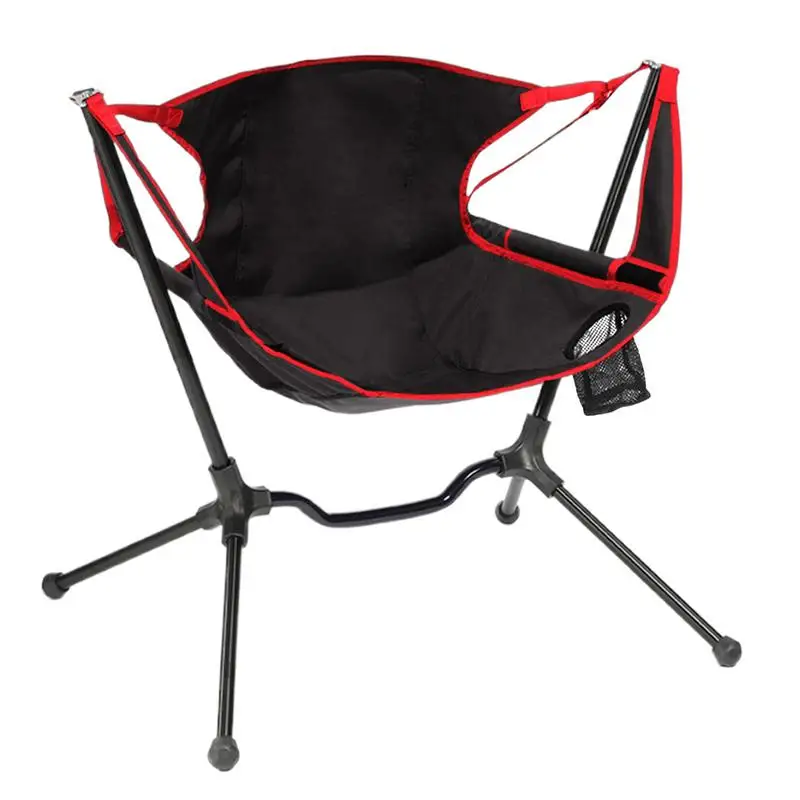 

Rocking Camping Chair 600D Oxford Hammock Chairs with Carry Bag Rocking Chair with Back Support Portable Swinging Camping Chair