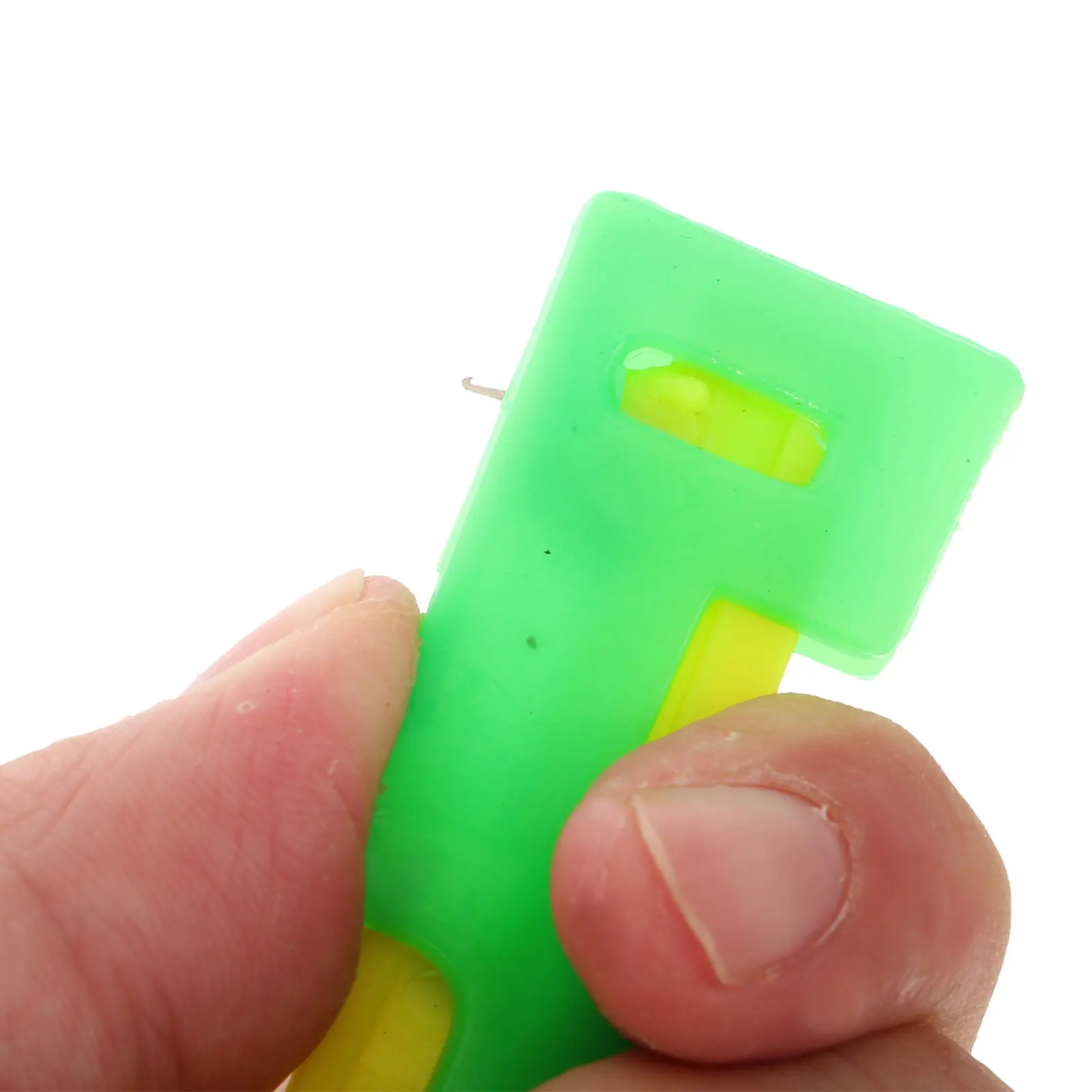 

5pcs Needle Threader Plastic Sewing Tool Set Thumb Square Flower Gourd Multifunctional Easy Thread Guide DIY Knitting Reusable