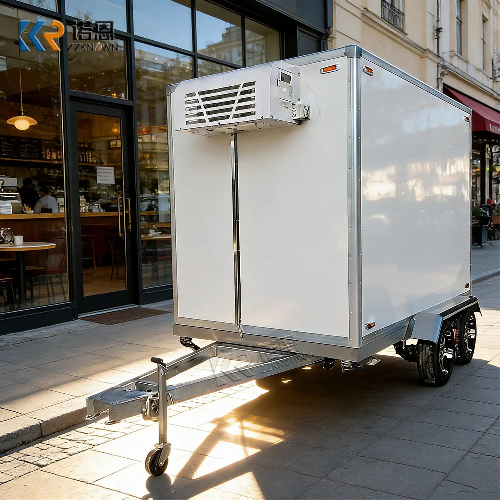 Mobile Commercial Frozen Truck Custom Built Reefer Trailer Portable Cold Chain Refrigerated Trailer for Cold Chain Logistics