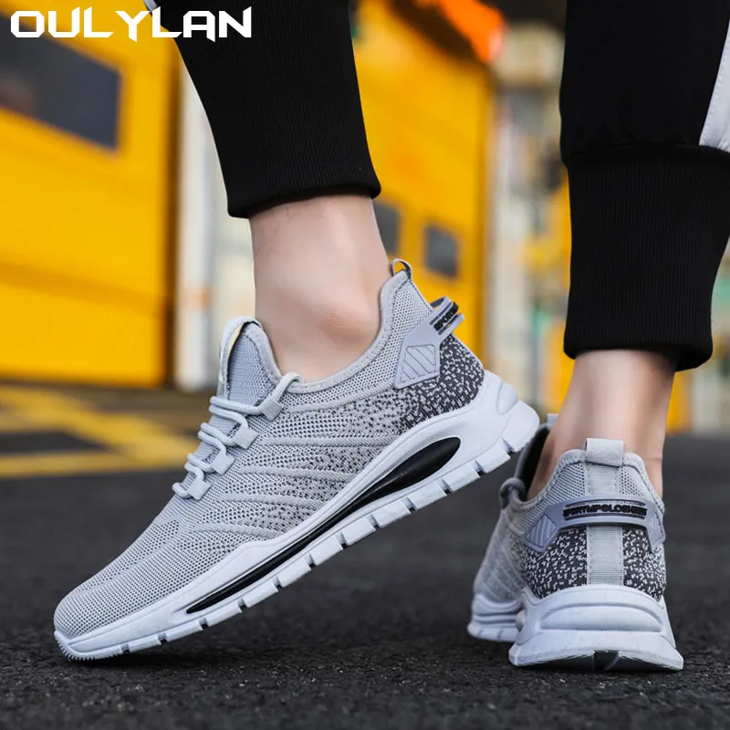 

Oulylan Men's Sneakers Trend Running Shoes for Men Breathable Classic Sports Casual Shoes Male Walking Footwears Tenis