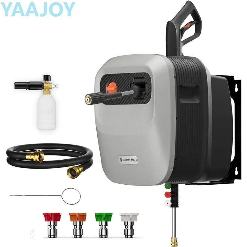 

Giraffe Tools Grandfalls Pressure Washer G20, Wall Mount Pressure Washer with 180° Rotating Bracket