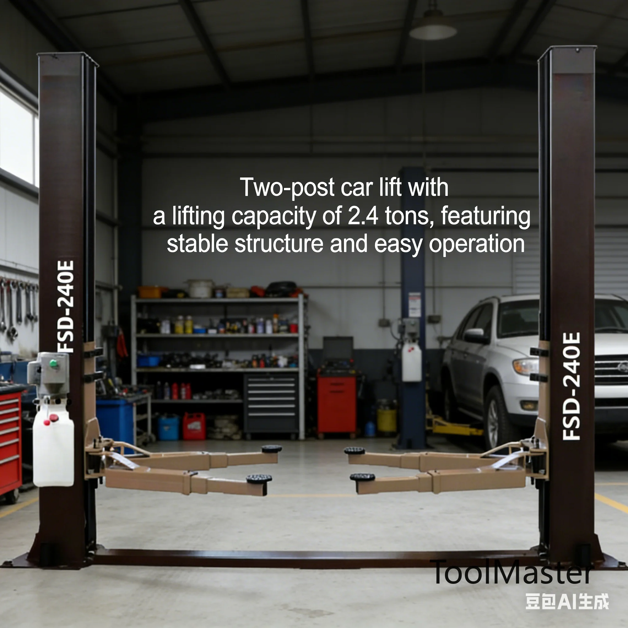 

[Hot Sale]4.0T Two-Column Car Lift Floor Frame Type With Manually Unlock Best Price 2 Post Base Plate Car Hoist From China