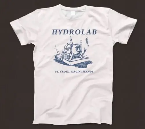 Camiseta hidrolab de las Islas Vírgenes de Santa Croix, camisa de ciencia caribeña, acuario de las Islas Bermudas, 684