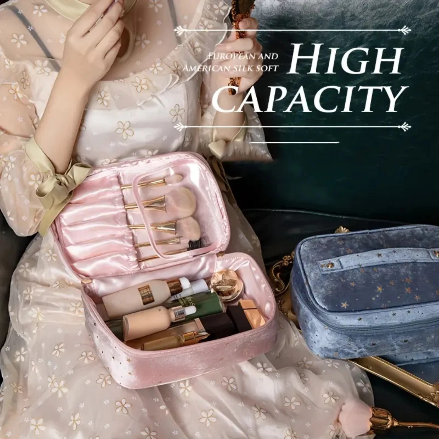 

Stylish and compact, this women's flannel small makeup brushes organizer bag is perfect for on-the-go beauty essentials. Portabl