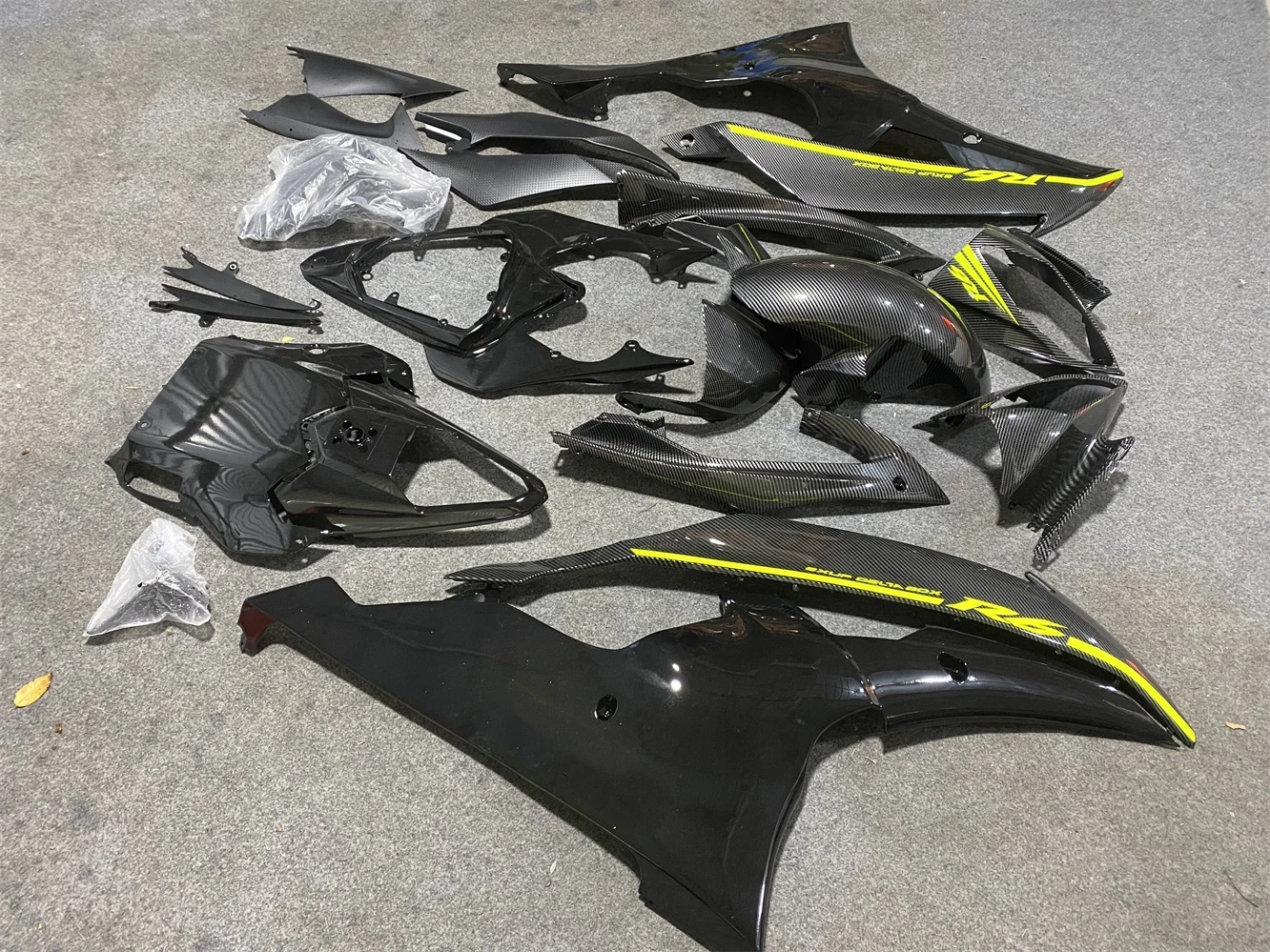 New ABS Fairings Kit Fit for YAMAHA YZF- R6 08 09 10 11 12 13 14 15 16 2008 2009 2010 2011 2012 2013 2014 2015 2016 Carbon fiber