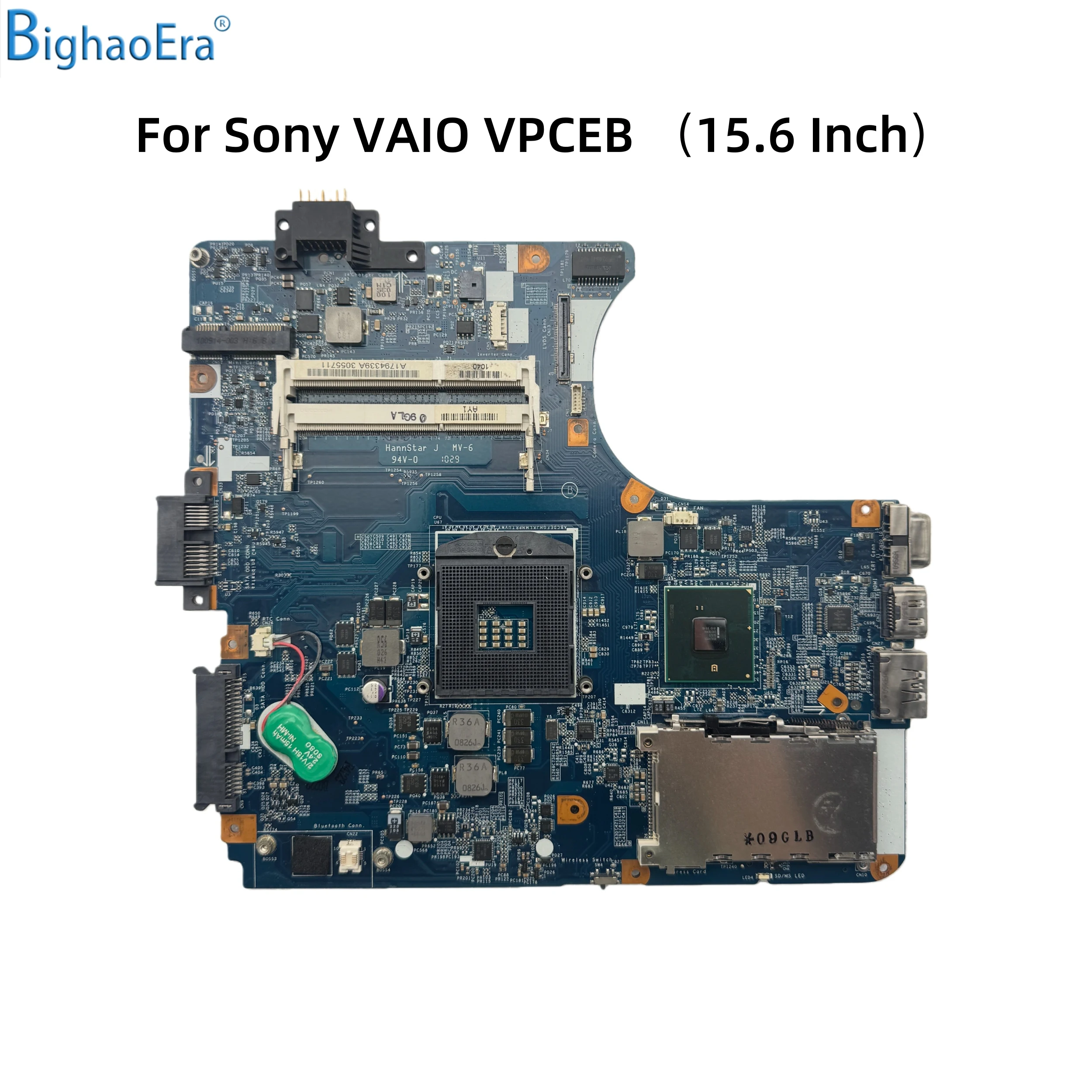 Placa-Mãe Nova para Notebook Sony VAIO VPCEB MBX-223 M960/M971 com Chipset HM55 15.6 Polegadas A1794340A A1794339A A1771573A