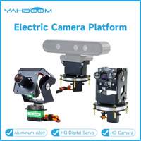 Yahboom Camera Platform with HD Camera RGB Light 2DOF PTZ Tilt 9G SG90 Servo for Smart Car AstraPro Depth Camera Metal Bracket