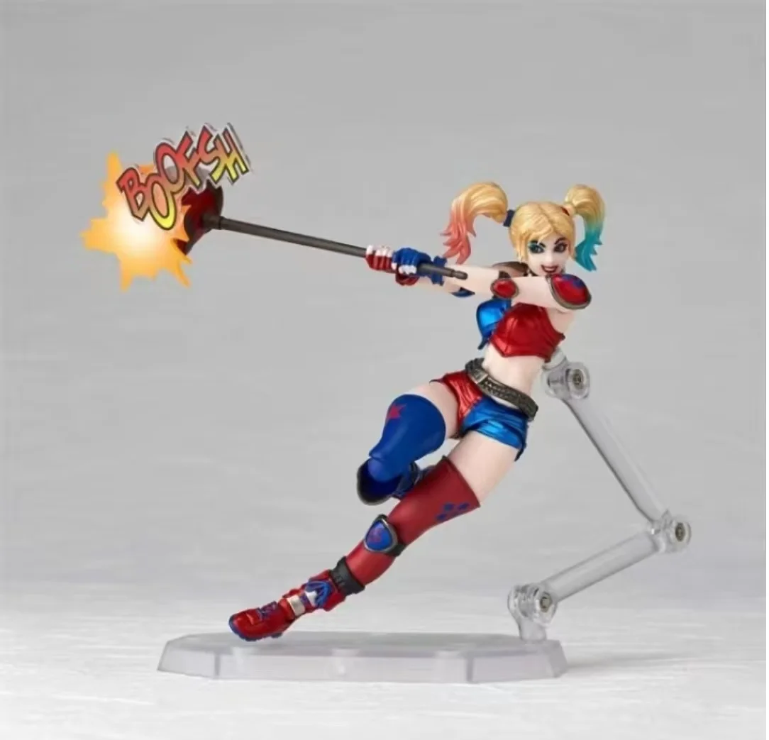 18cm Harley Quinn Action figur x spezielle Task Force Yamaguchi Stil Super Mobile Clown weibliche Puppe Modell Statue Spielzeug