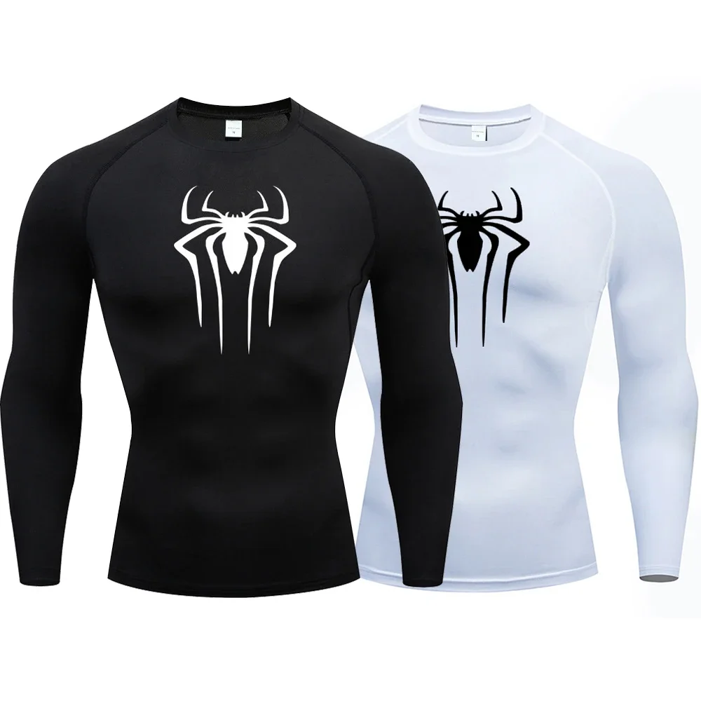 

Sun Protection Sports Second Skin Running T-shirt Men's Fitness Rashgarda MMA Long Sleeves Compression Shirt Workout Clothing199