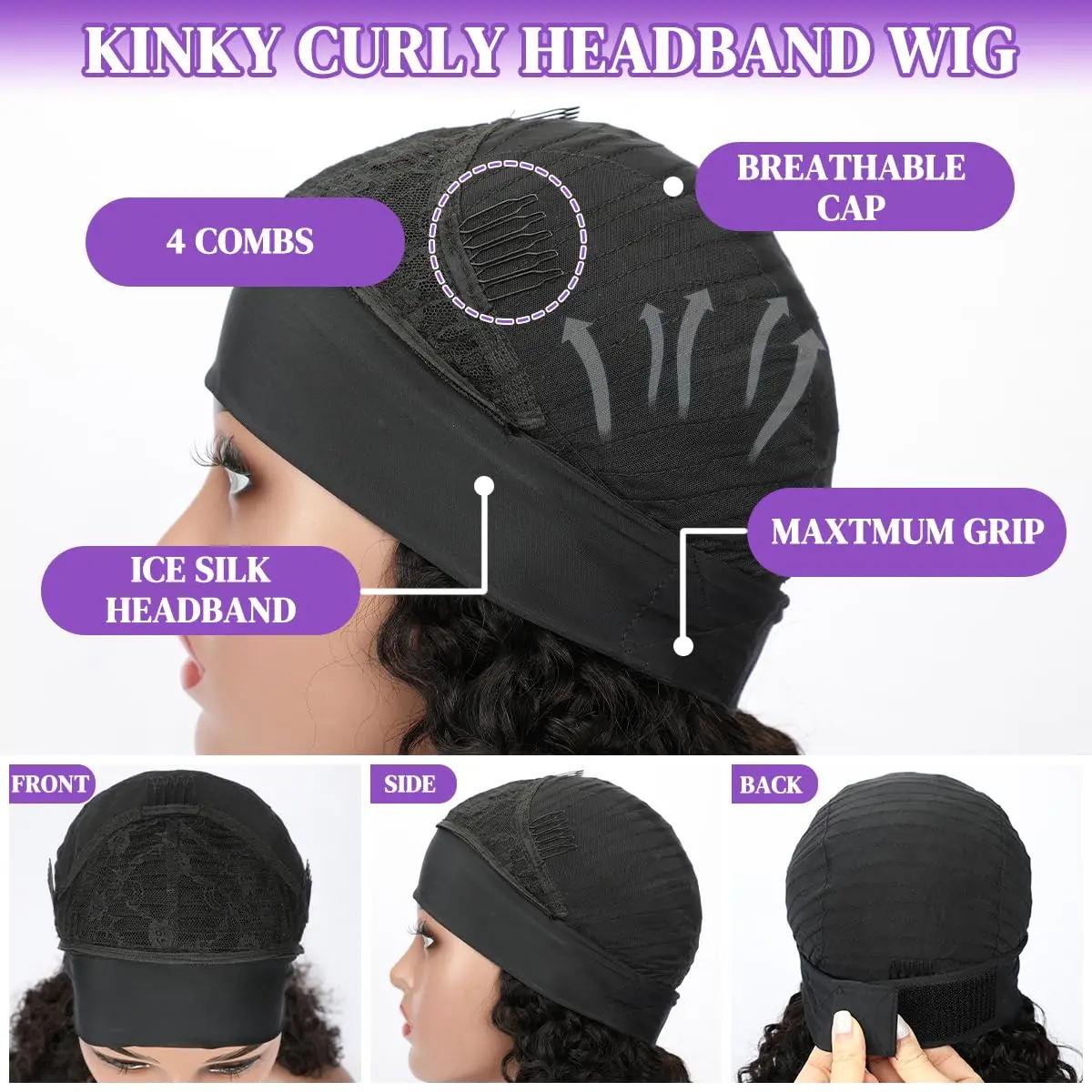 Thumbnail 3 - #68 Best Human Hair Headband Wigs to Buy In 2026
