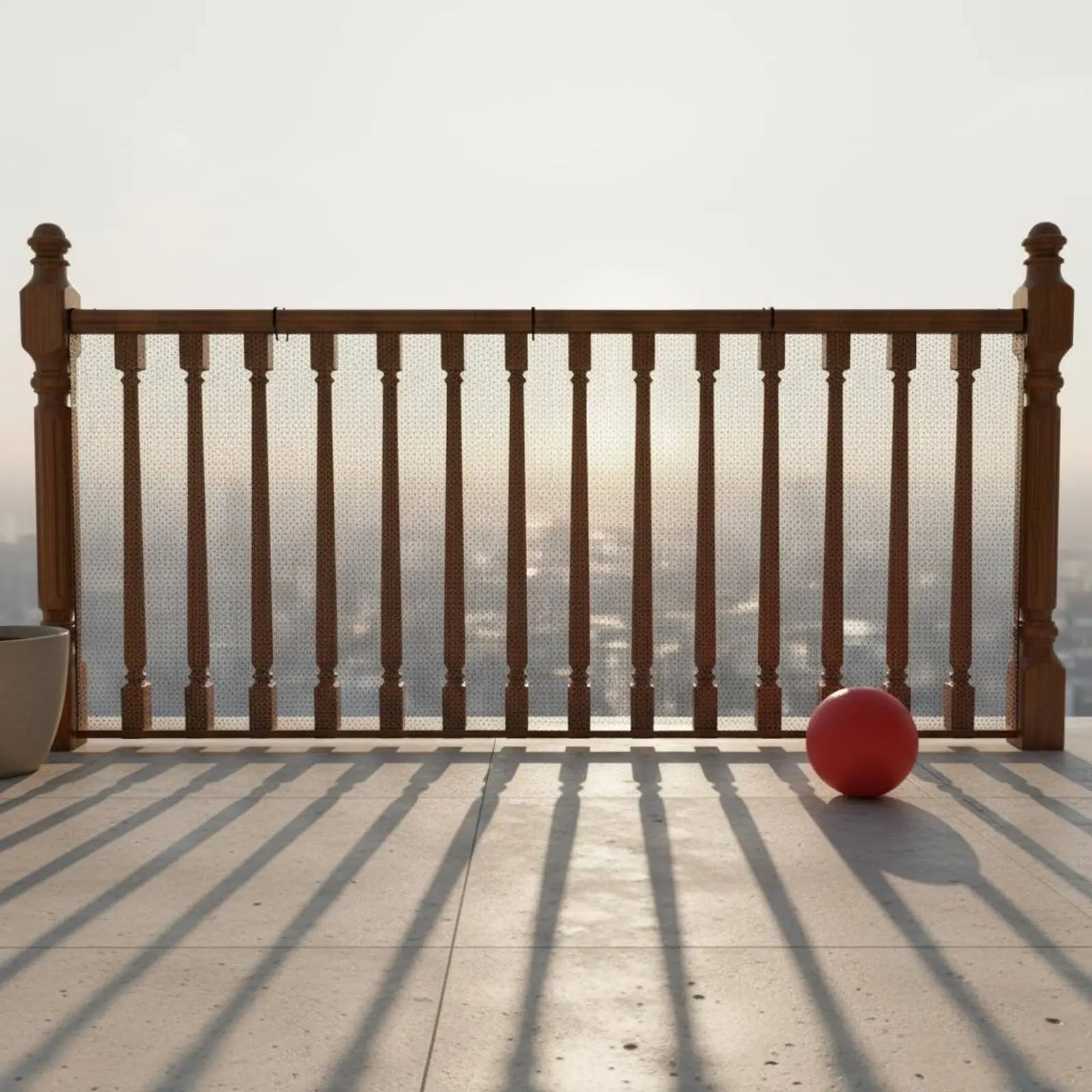 Child Protective Mesh Thickened Balcony Protective Mesh Banister Guard Breathable Home Protection Tear-Resistant for Railings
