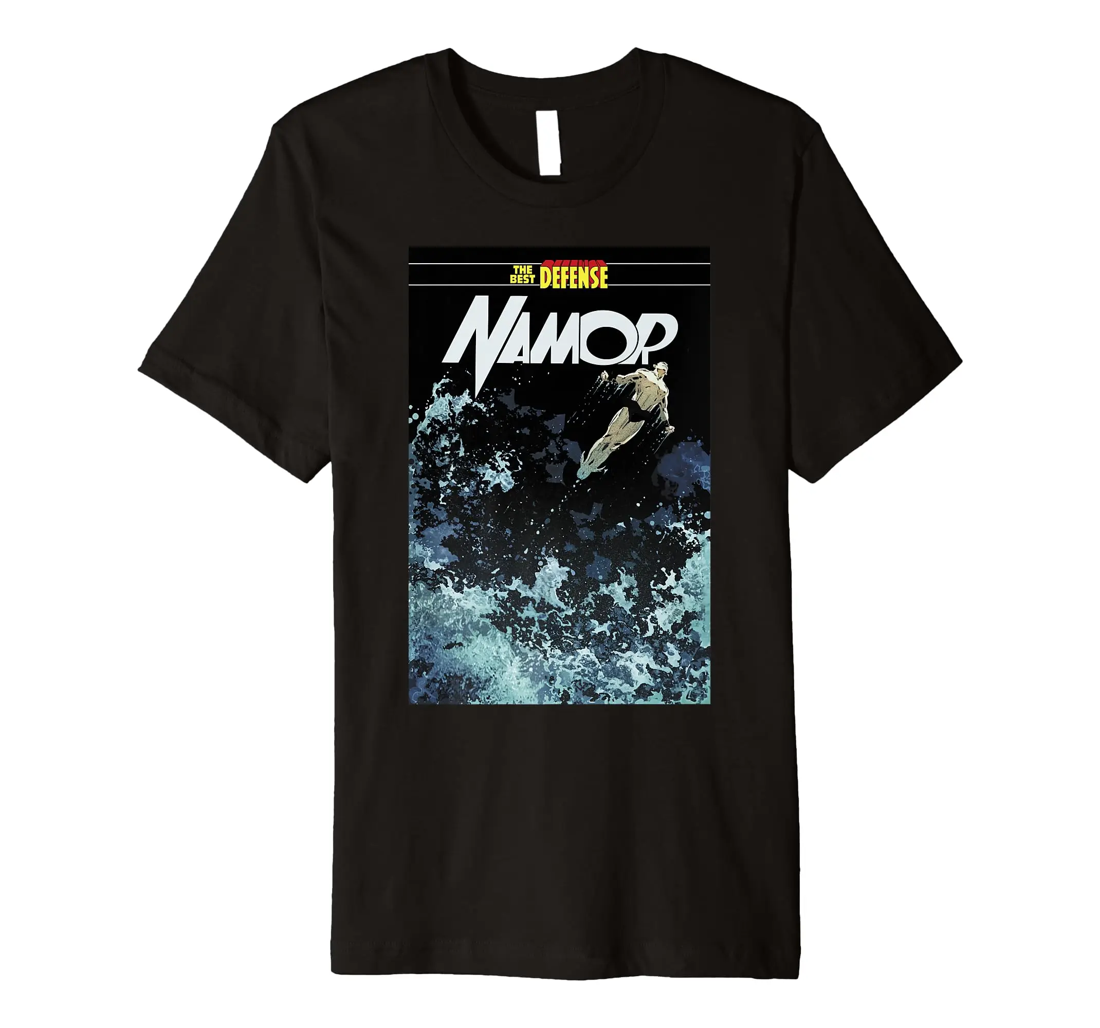 The Best Defense: Namor Comic Cover Premium T-Shirt Premium T-Shirt