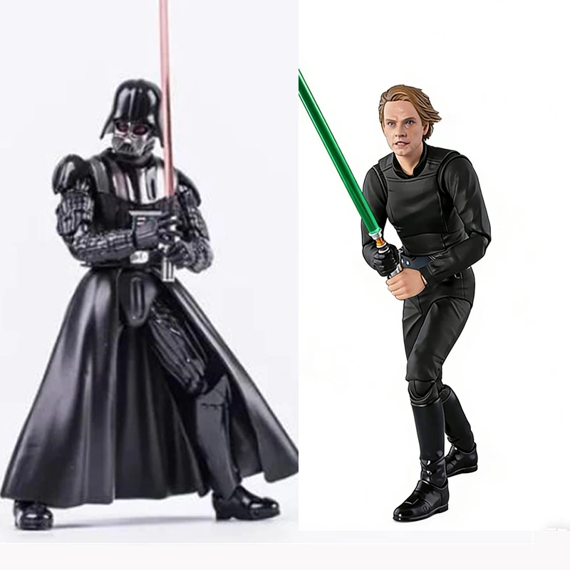 

Bandai SHF Star Wars Action Figure Darth Vader Stormtrooper Dark Trooper K-2SO Shock Trooper Soldier Movable Toys Gifts In Stock