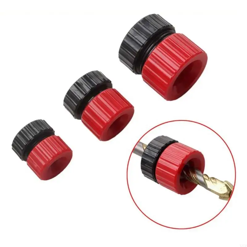X37E 3PCS Bit perceuse réglable Profondeur d'arrêt Bit forage Colliers d'arrêt