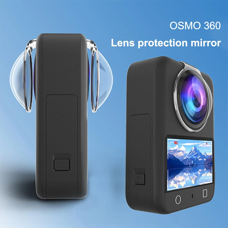 Geeignet für Osmo 360-Grad-Objektiv, kratzfester Schutzspiegel, Panoramakamera-Schutzspiegel