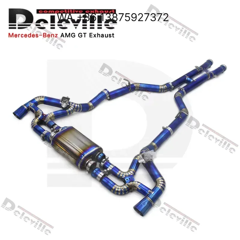 Wmwmnu Performance Titanium Catback Exhaust System with Valve Muffler for GT GTS 4.0T 2016-2019 Car Exhaust