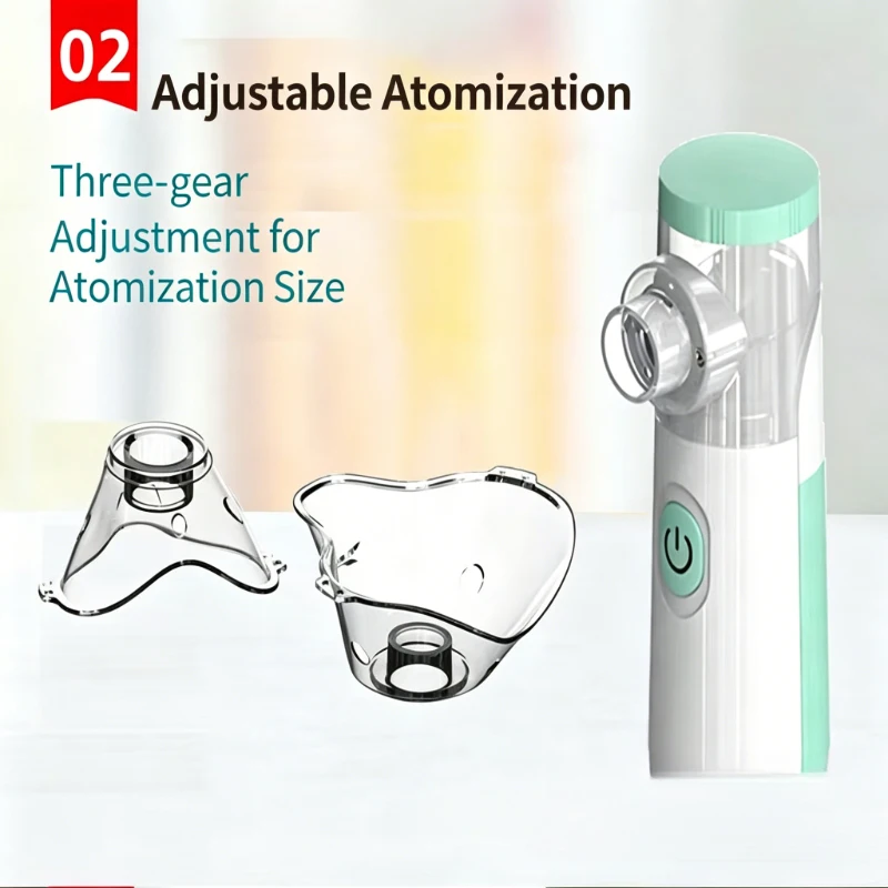 W303 Portable Mesh Nebulizer Handheld Medical Inhaler Machine With Adult And Child Mask Household Ultrasonic Atomizer For Respir