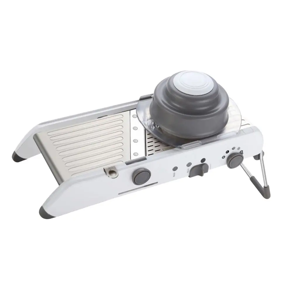 

Adjustable Food Slicer Stainless Steel Multi-Function Vegetable Cheese Cutting Machine Shredder Interchangeable Ultra