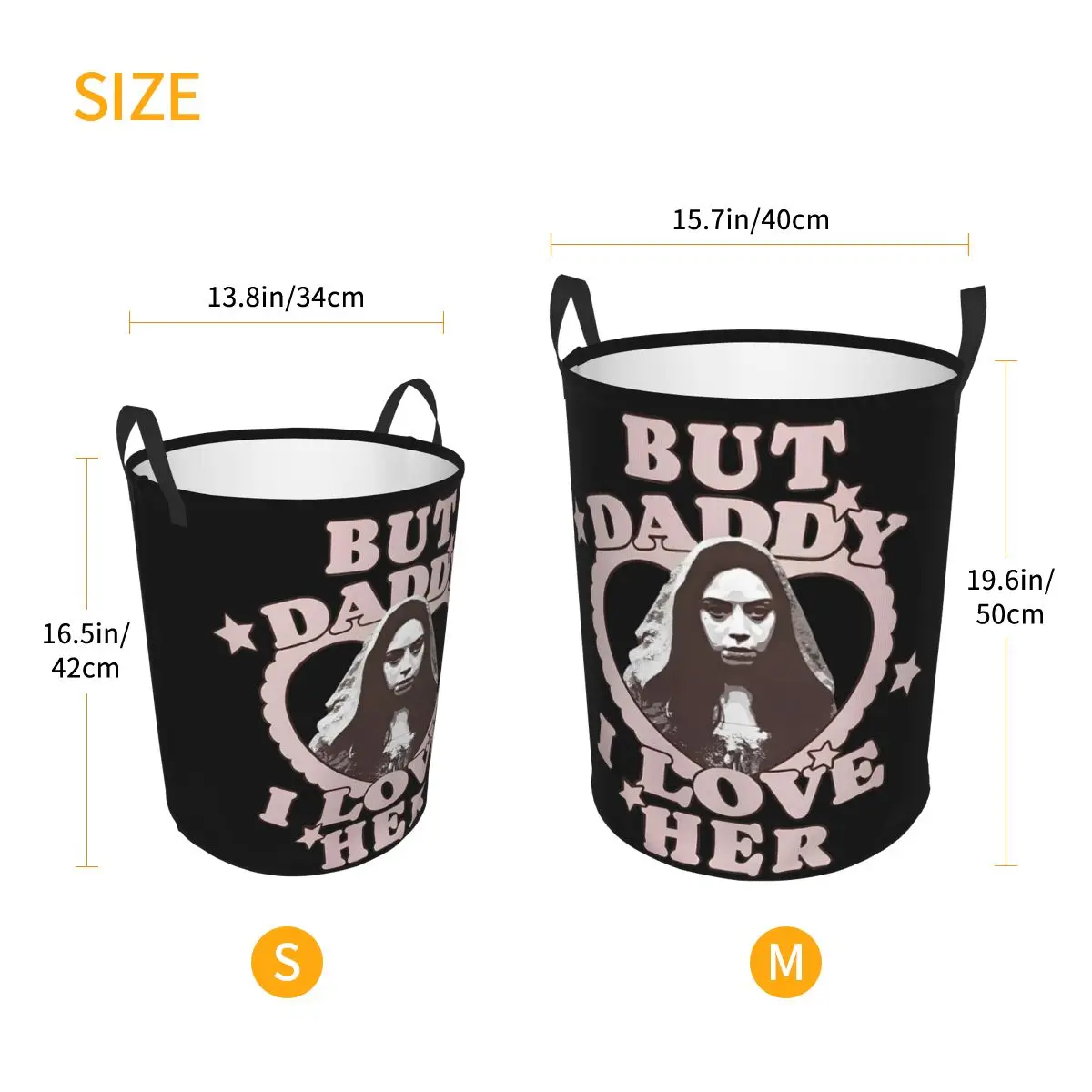 Сборник белья, но папа, я люблю ее Aubrey Plaza Is Rio Vidal Корзина для белья Домашний органайзер Корзина для стирки Домашний органайзер