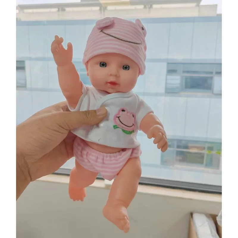 

Новая 30-сантиметровая мягкая реалистичная кукла-реборн - реалистичная виниловая кукла-новорожденный в модной одежде, реквизит для фотосессий, подарок для детей