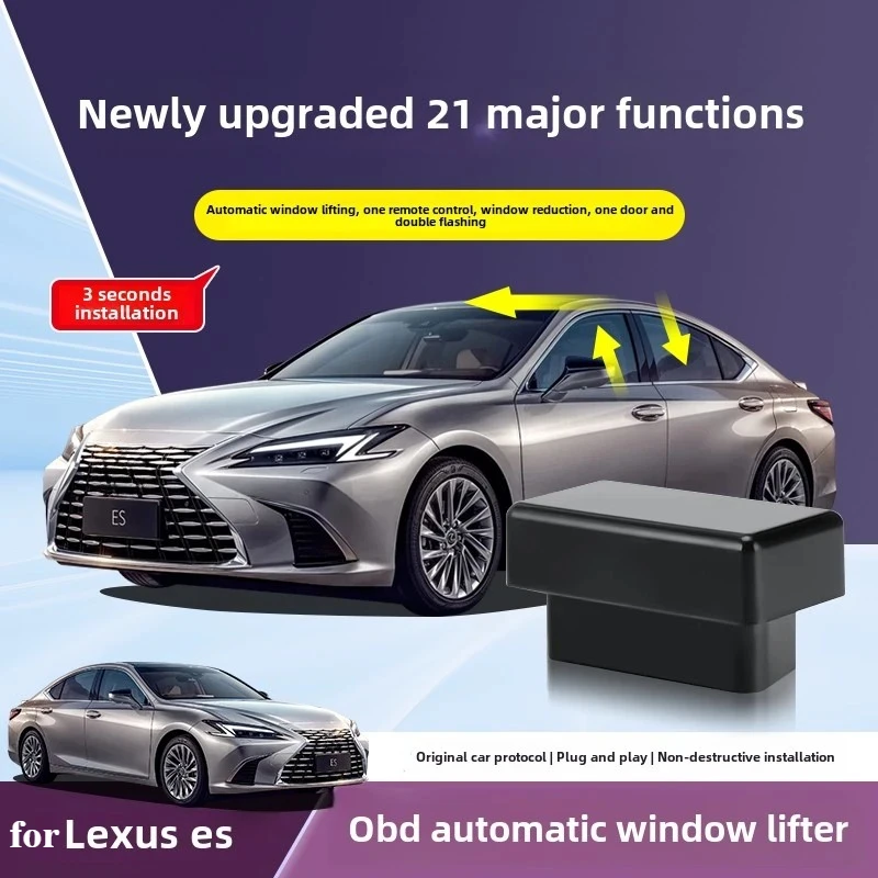 

For Lexus ES200 ES300h Window Lifter, One-click Automatic Window Open or Close NXRXOBD Module OBD Plug-in Window Closing Device