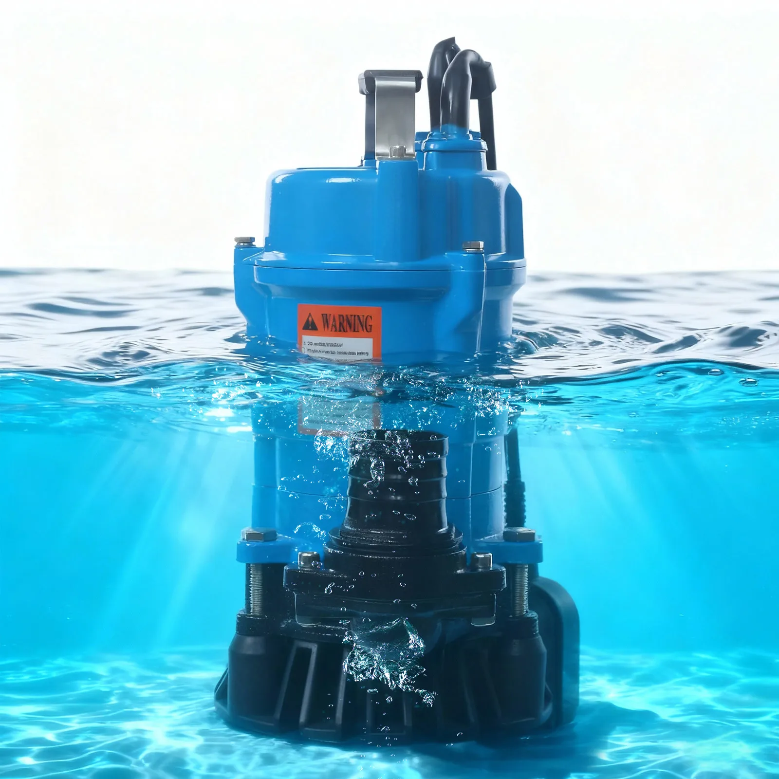 

Погружной канализационный насос NHS550, 0.75 л.с., 4226 галлонов в час, напор 15 м, IP68, для сточных вод, подвалов и промышленного дренажа