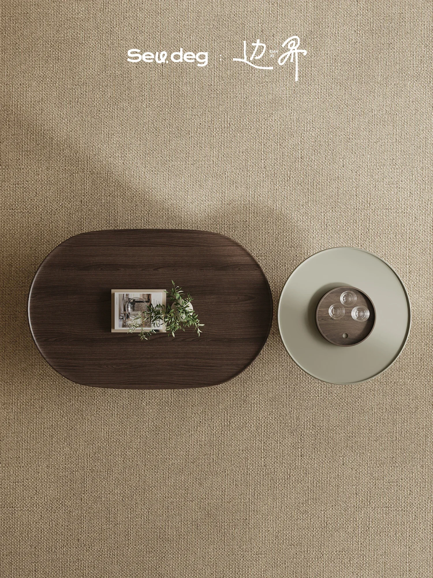 Living Room Home Designer Creative Oval Coffee Table Internet Celebrity