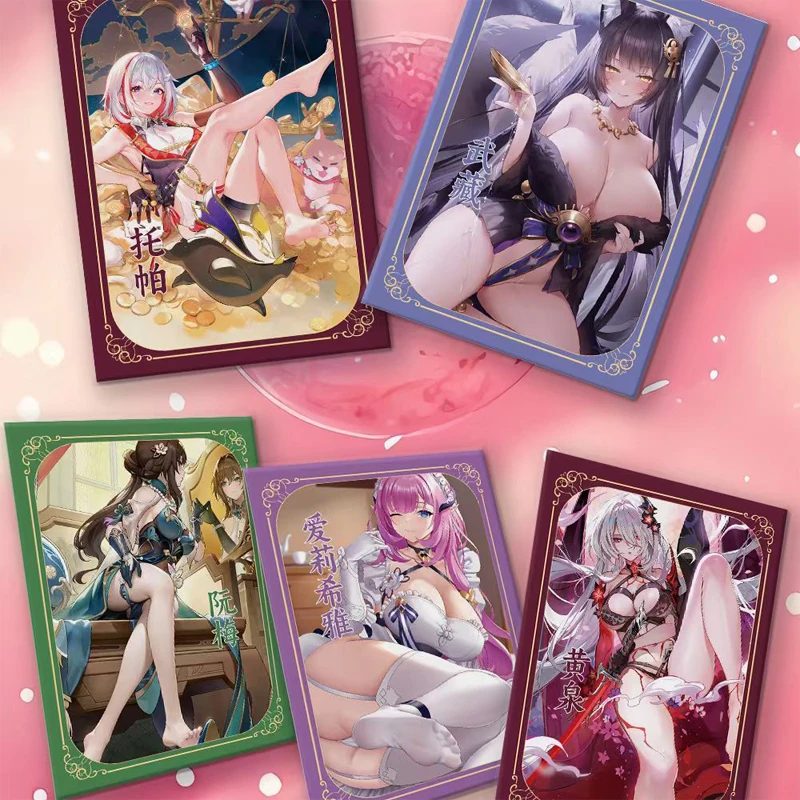 Schönheit Mädchen 3 Metall karte Großhandel Göttin Geschichte Sammlung Karten Booster Box Puppe trend ige Spielzeug seltene Anime Sammelkarten