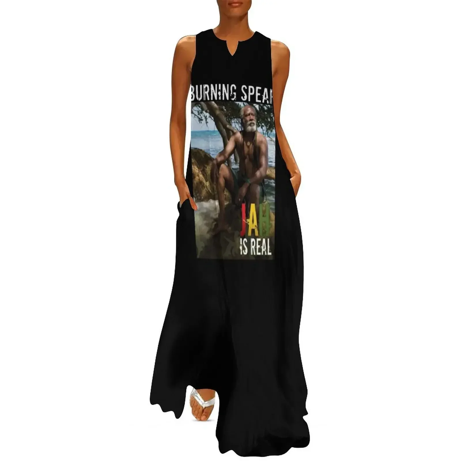 

BURNING SPEAR Long Dress Party dresses clothes for women Dresses gala Dress for girls Dress